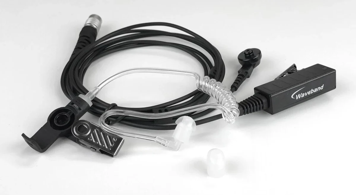 2 Wire Surveillance Kit with Quick Release Adapter for Kenwood TK-2180