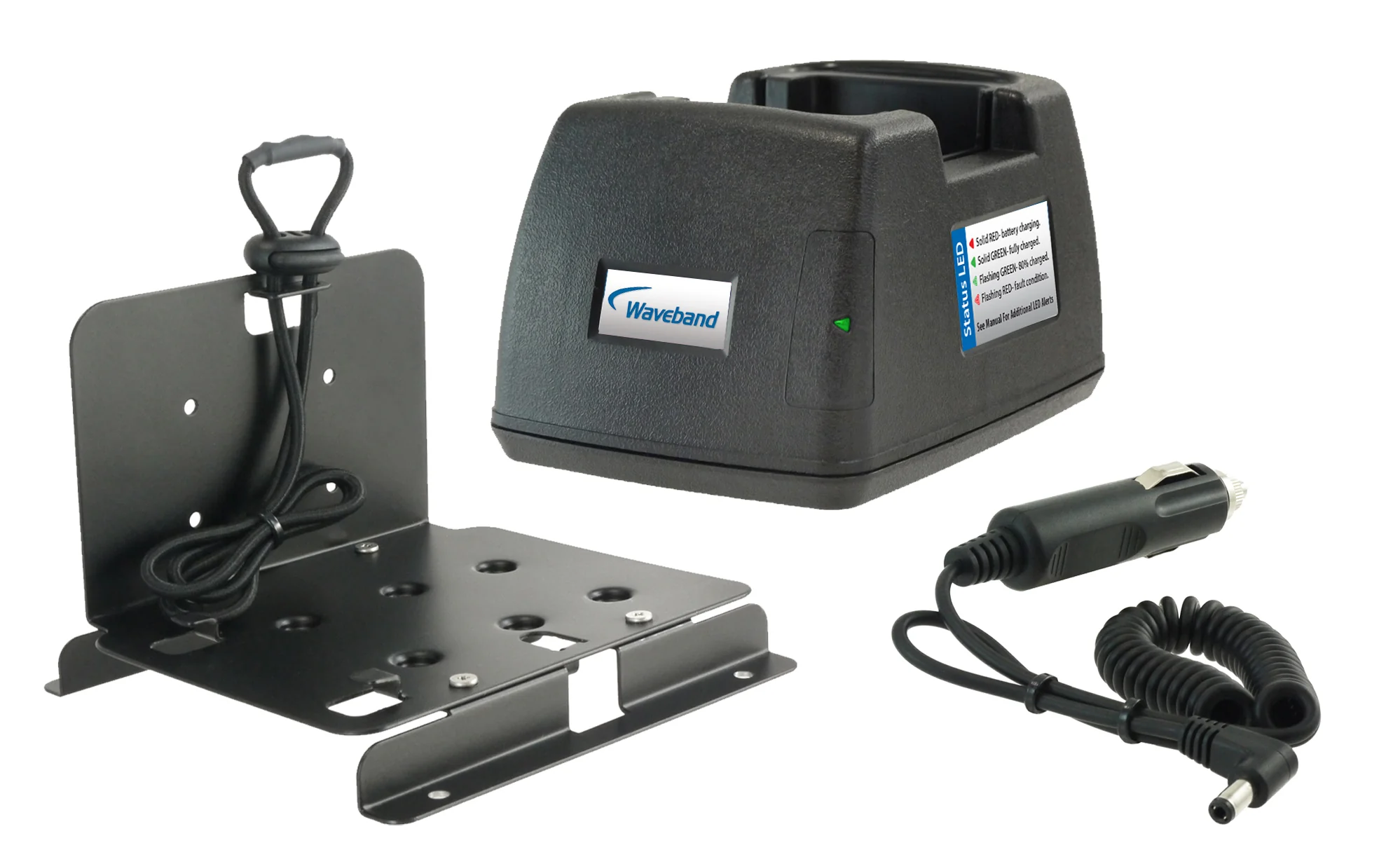 In-Vehicle Charger for Harris Ma/Com XG-25 Portable Radio