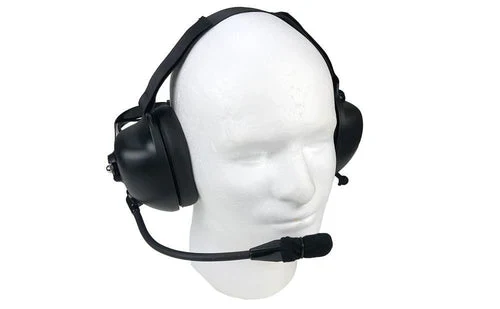Dual Muff Noise Canceling Headset for Harris XL-95
