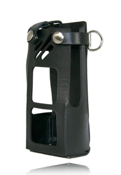 Heavy-Duty Firefighter Leather Case for use with Harris L3 XG-100 Handheld Radio
