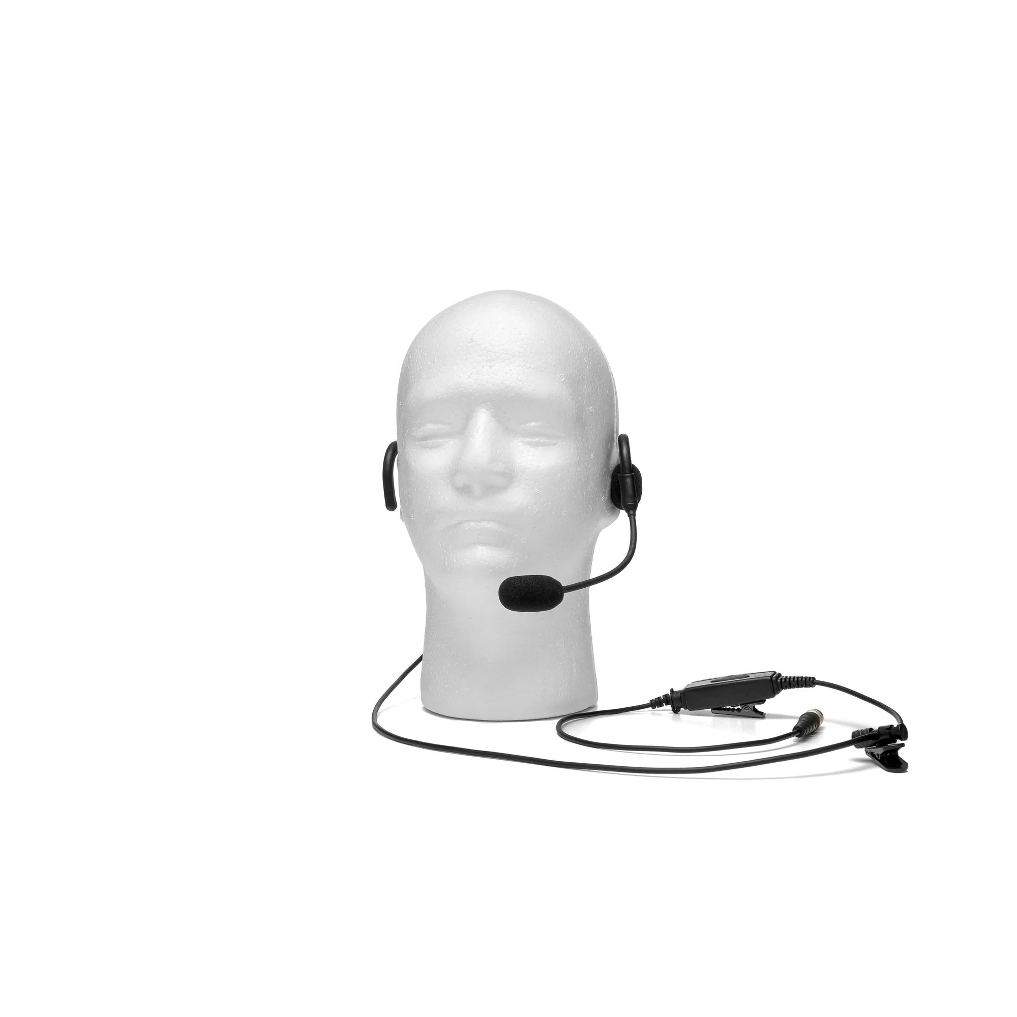 Lightweight Behind-the-Head Headset for Harris XL-45P - Hirose Version (Requires Adapter) - Image 4
