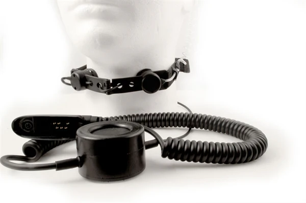 Tactical Throat Mic Fits Harris M/A Com XL-185 and XL-200 - Image 2