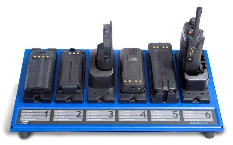Waveband 6-Unit Conditioning Charger for Harris/L3 XL-185 Two-Way Radio Batteries - Image 2